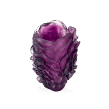 Load image into Gallery viewer, Small Violet Camellia Vase