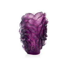 Load image into Gallery viewer, Small Violet Camellia Vase