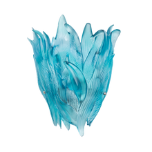 Load image into Gallery viewer, Vegetal Turquoise Blue Wall Lamp