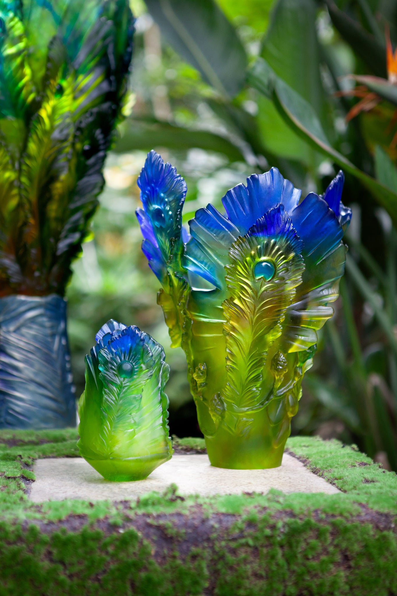 daumフラワーベース SMALL VASE- Fleur de Paon Exotique – Daum Inc