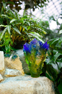 Large Vase - Fleur de Paon Exotique