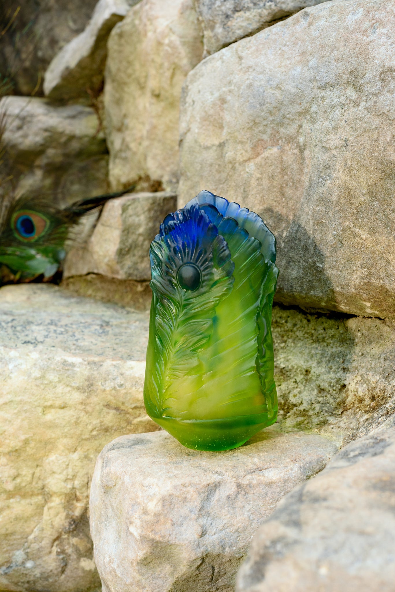 daumフラワーベース SMALL VASE- Fleur de Paon Exotique – Daum Inc