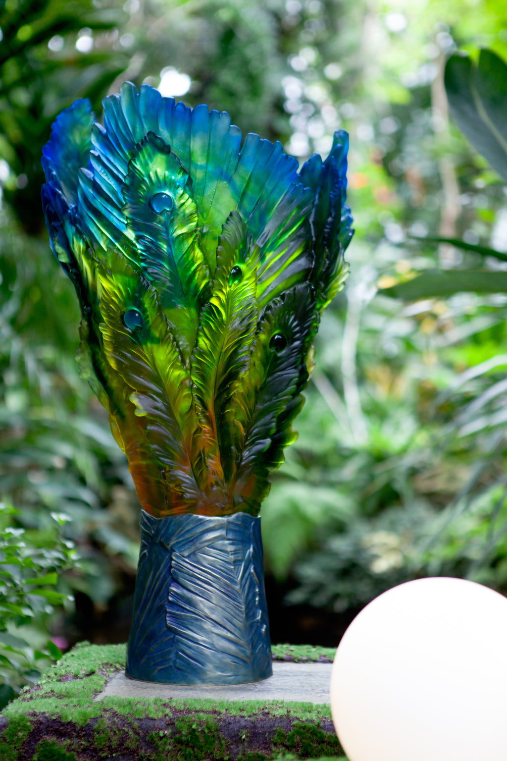 Magnum Vase - Fleur de Paon Exotique