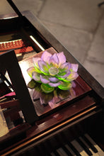 Load image into Gallery viewer, Green Pink Decorative Flower - Jardin de Lotus