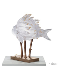 Load image into Gallery viewer, Punky Fish White &amp; Gold by PATRICK ROUGEREAU