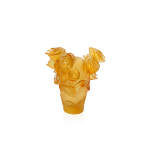 Rose Passion Small Yellow Vase