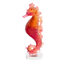 Load image into Gallery viewer, Coral Sea Amber Red Seahorse