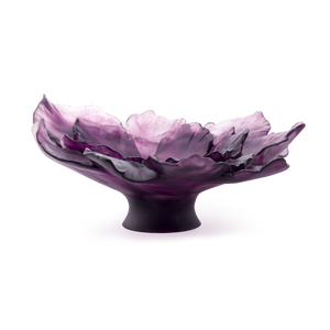 Large Violet Camellia Bowl