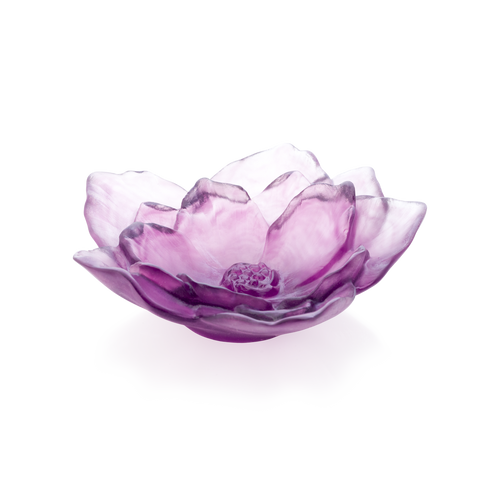 Small Violet Camellia Bowl