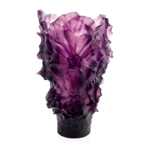 Load image into Gallery viewer, Magnum Violet Camellia Vase