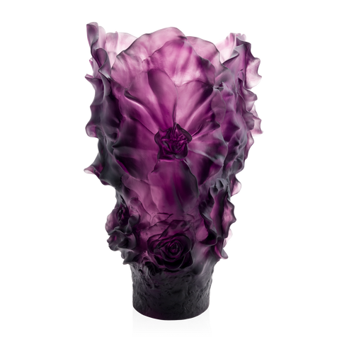Magnum Violet Camellia Vase