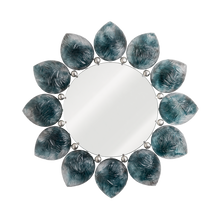 Load image into Gallery viewer, Blue grey Mélodie Mirror by Jacques Hurel