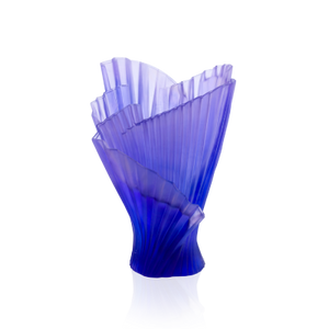 Medium Lilac Pleated Vase Croisiere