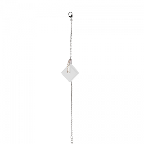 Eclipse Crystal Bracelet in White