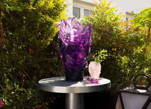 Magnum Violet Camellia Vase