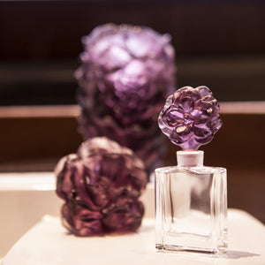 Small Violet Camellia Vase