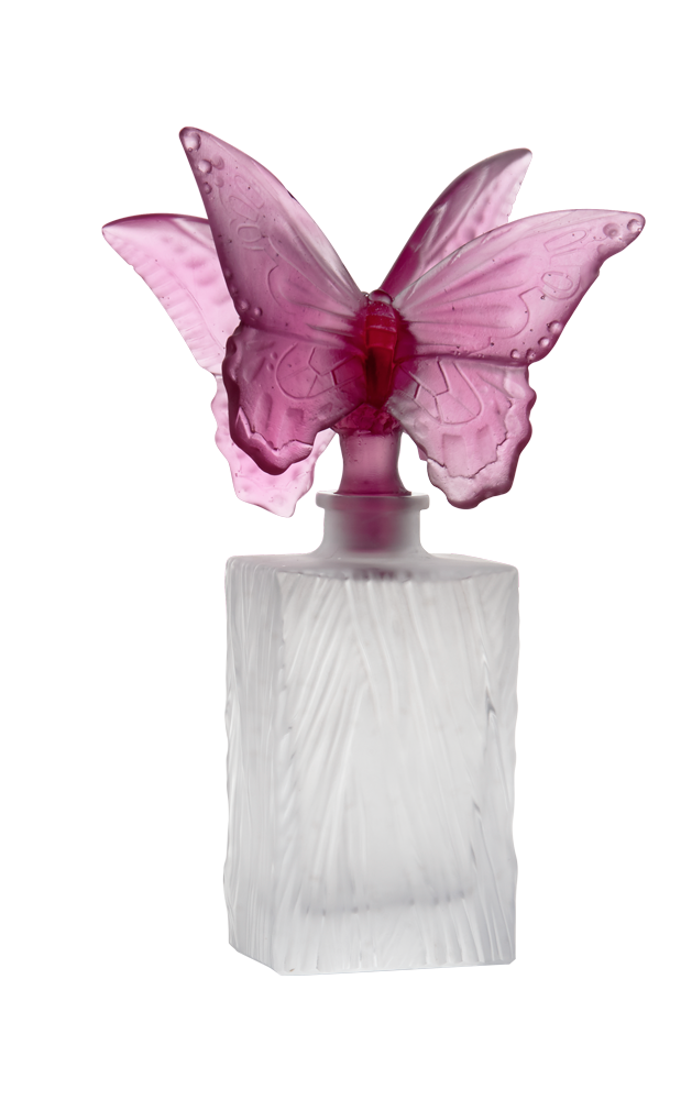 Butterfly Perfume Bottle in Purple