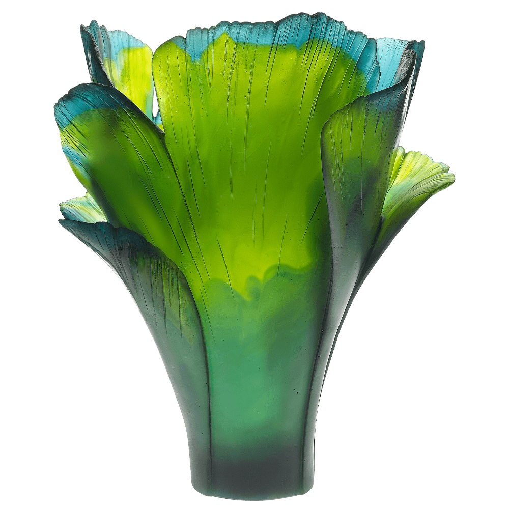 Magnum Ginkgo Vase in Green 99 ex
