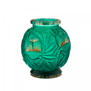 Large Empreinte Vase in Green & Gold 75 ex
