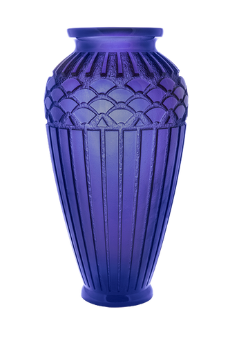 Large Rhythms Vase in Blue