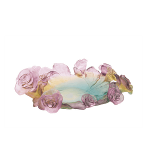 Rose Passion Bowl in Green & Pink