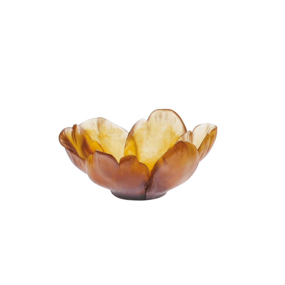 Small Tulip Bowl in Amber
