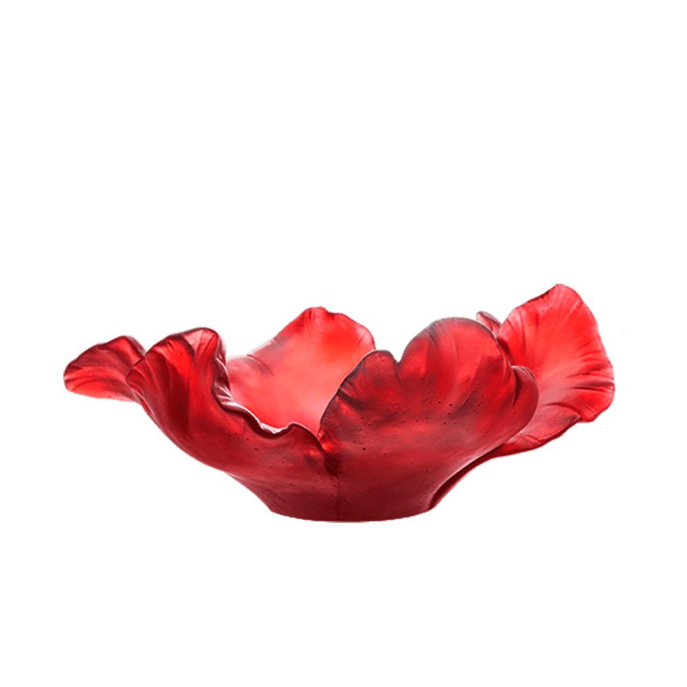 Large Tulip Bowl in Red
