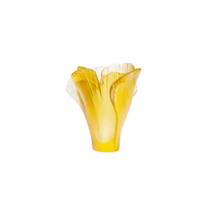 Mini Ginkgo Vase in Amber