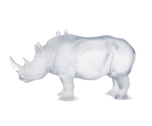 Rhinoceros in White by Jean-François Leroy 1000 ex